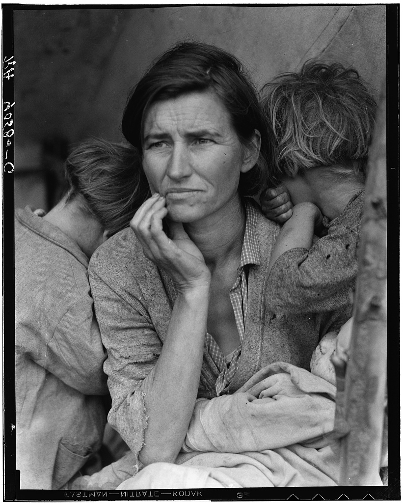 Migrant Mother by Dorothea Lange in 1936